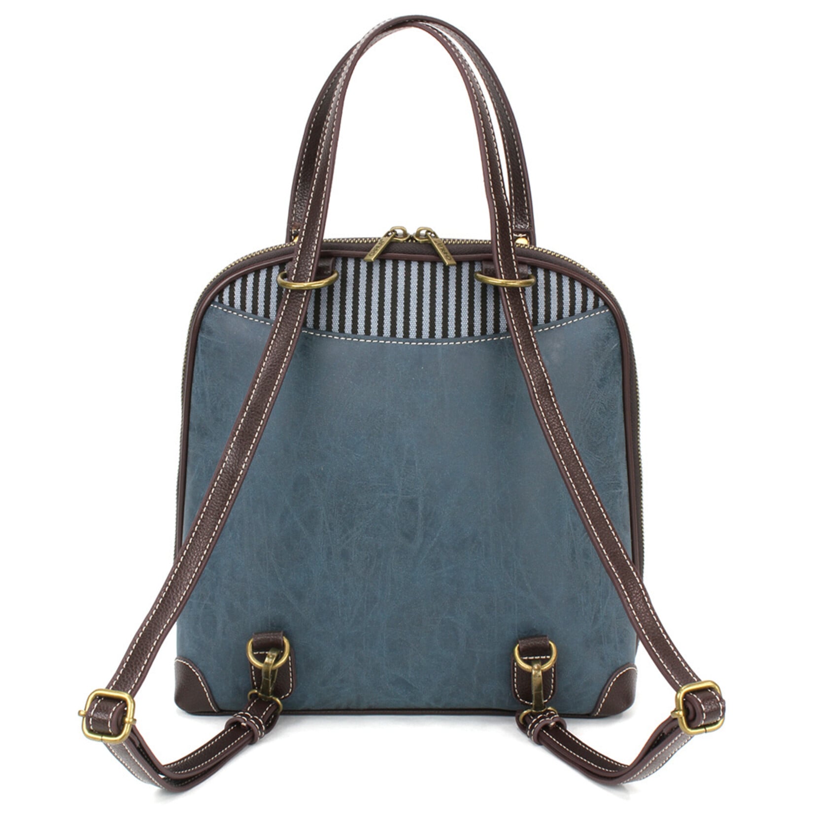 Chala Convertible Backpack Purse - Blue Butterfly 870BBF1