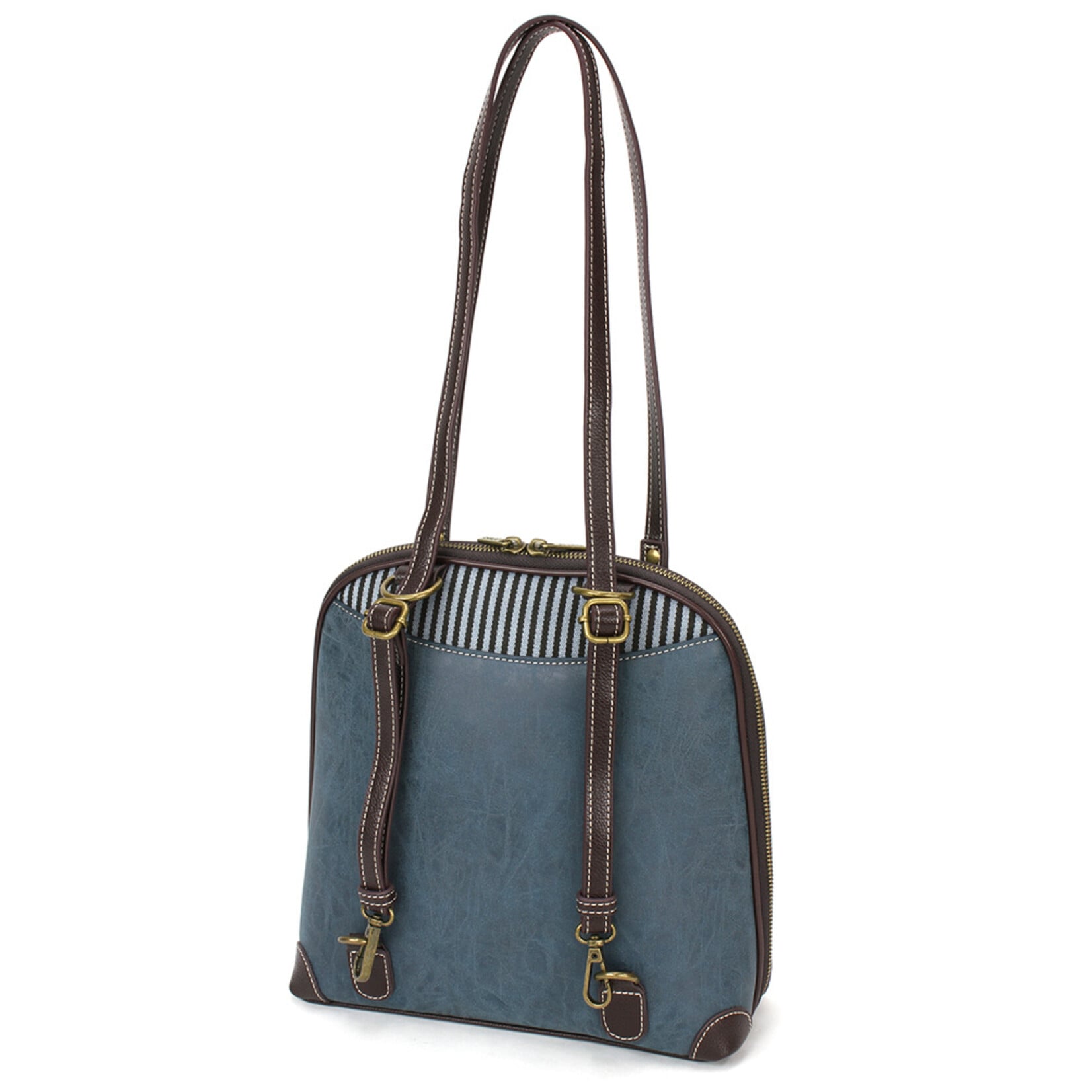 Chala Convertible Backpack Purse - Blue Butterfly 870BBF1