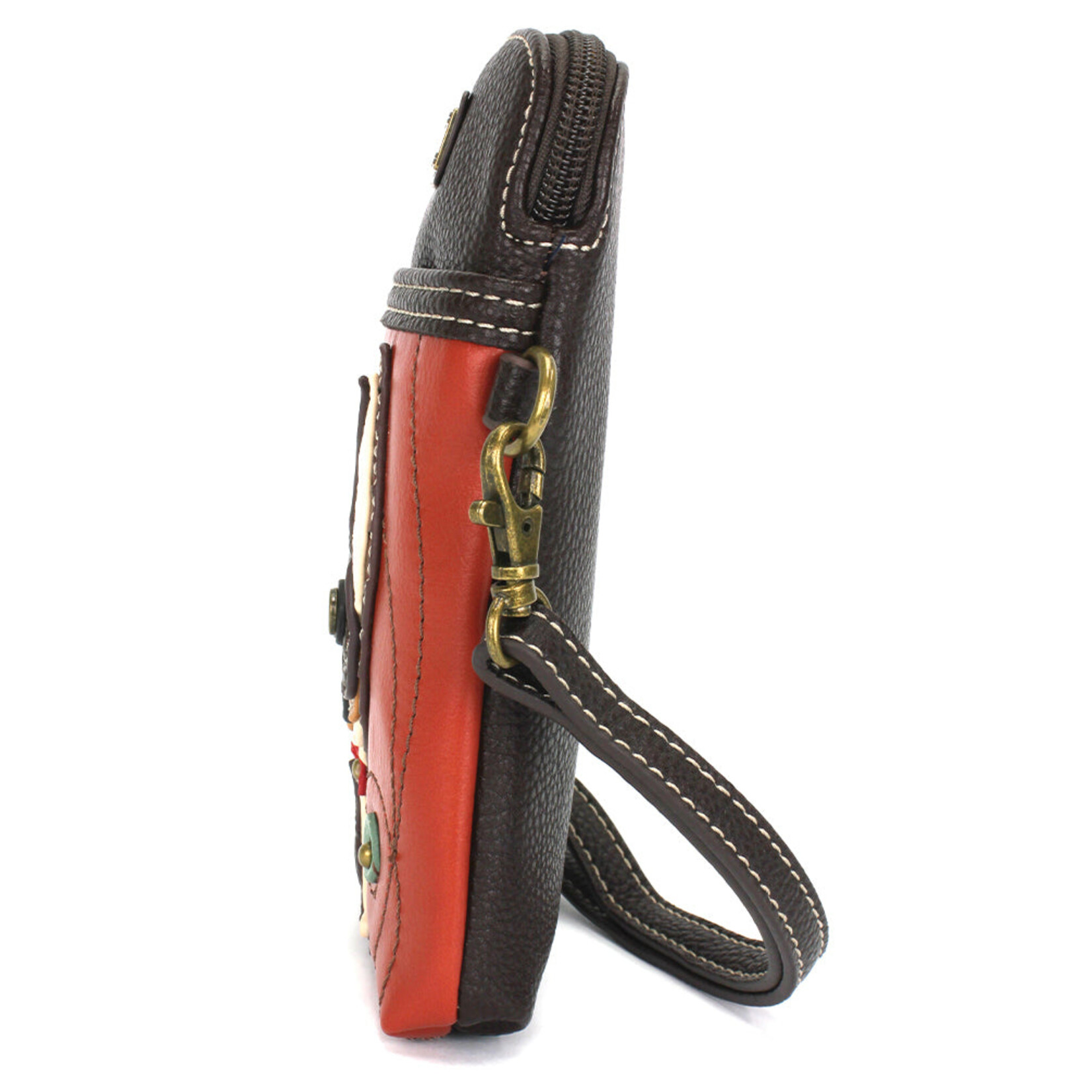 Chala Cell Phone Crossbody - Chihuahua - Orange