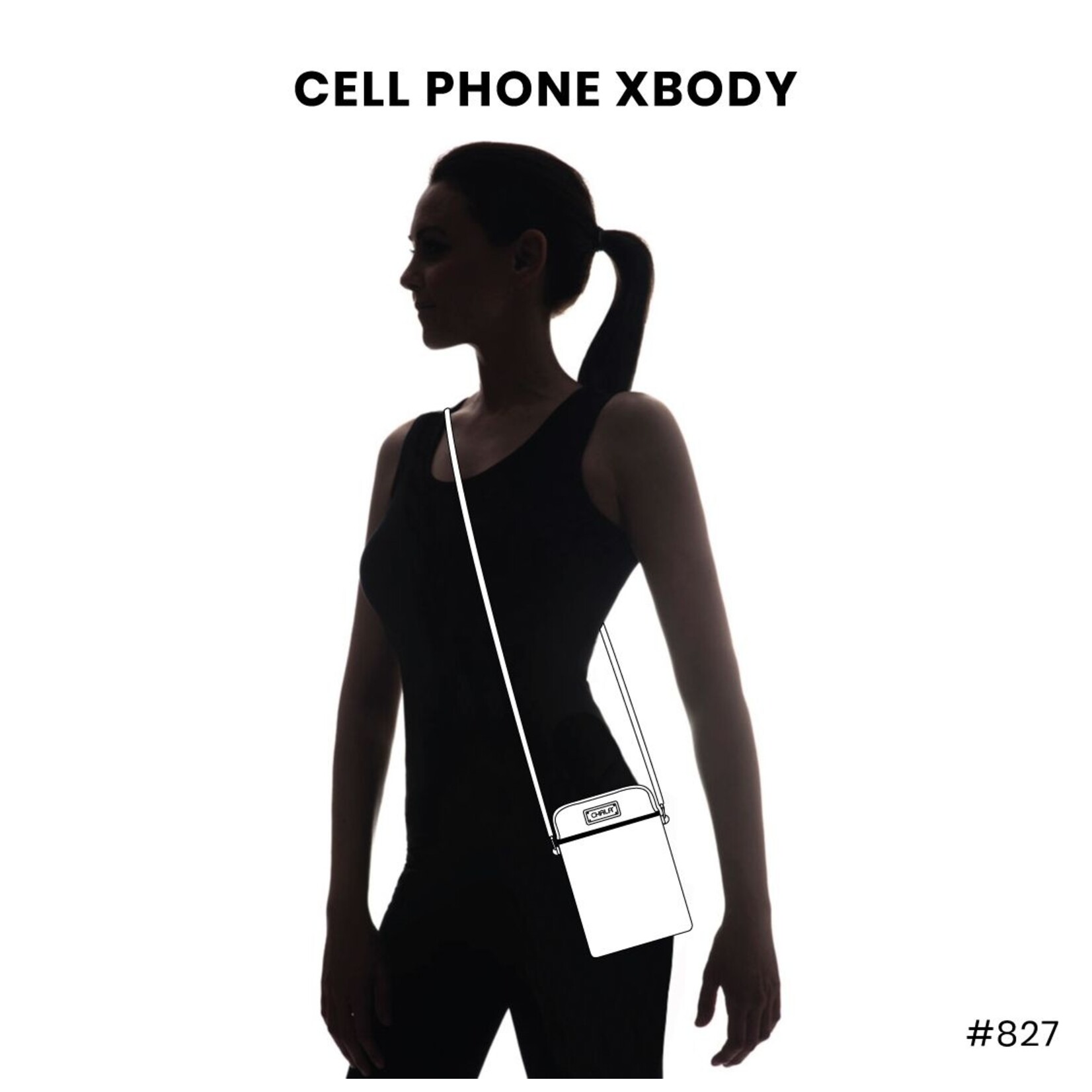 Chala Cell Phone Crossbody - Chihuahua - Orange