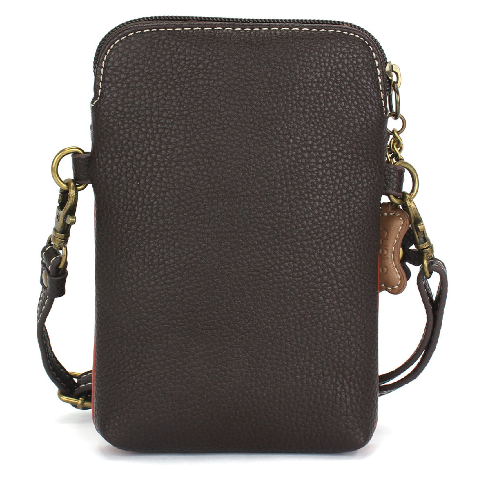 Chala Cell Phone Crossbody - Chihuahua - Orange