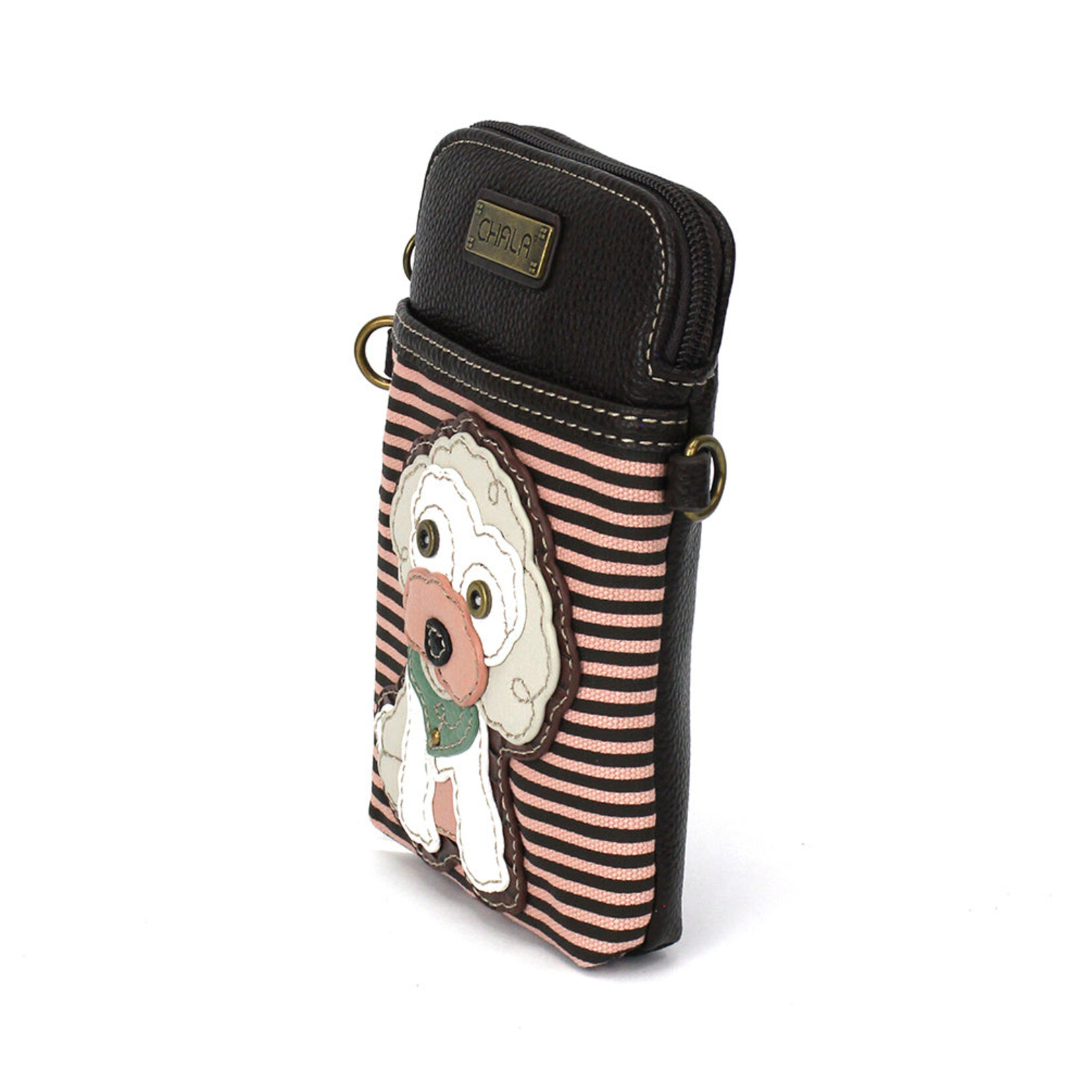Chala Cell Phone Crossbody - Poodle Stripe