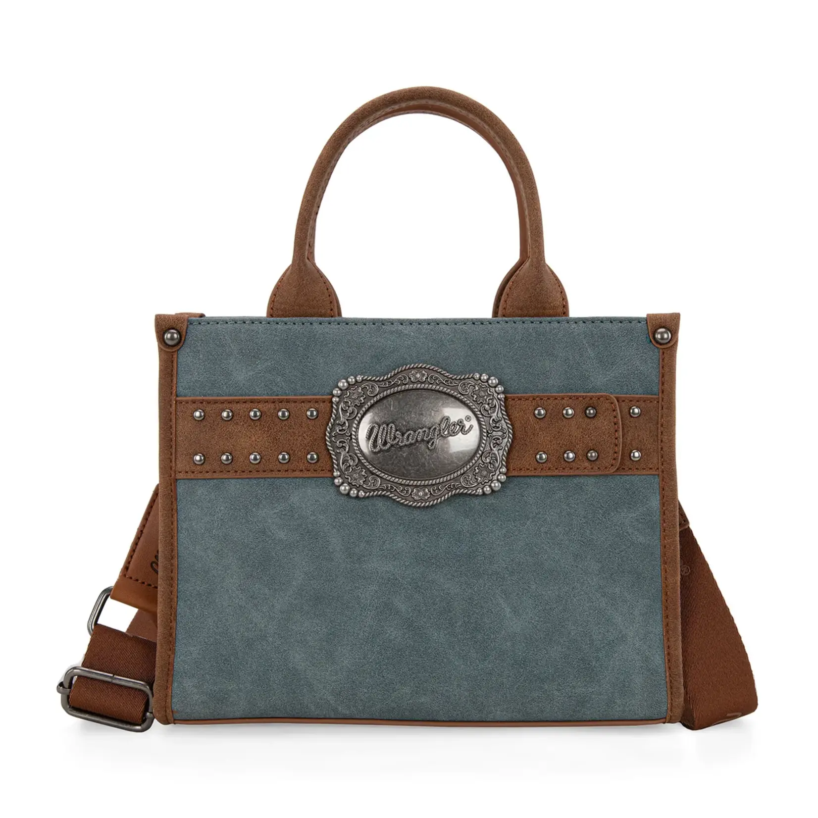 Wrangler WG250-81202JN - Jean Blue - Wrangler Buckle Tote / Crossbody