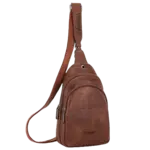 Wrangler WG87-227DBR - Dark Brown - Wrangler Sling Bag/Crossbody