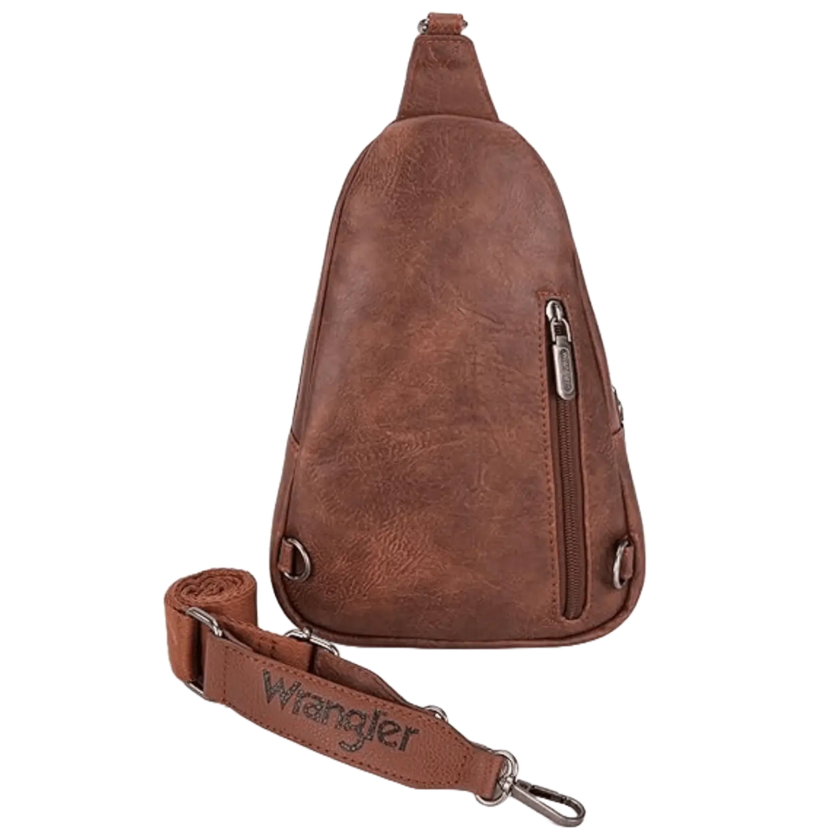 Wrangler WG87-227DBR - Dark Brown - Wrangler Sling Bag/Crossbody