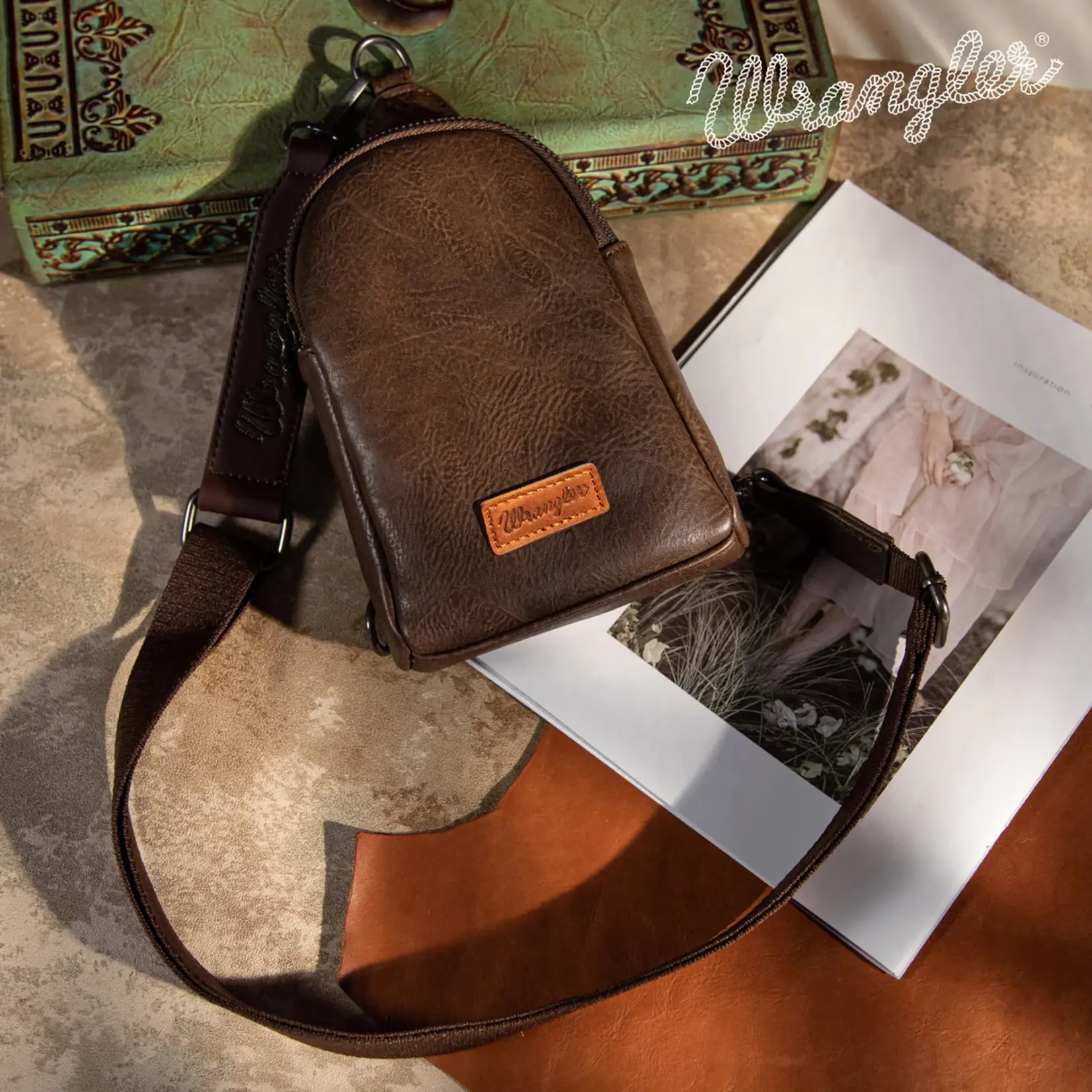 Wrangler WG87-210CF - Coffee - Wrangler Sling Bag/Crossbody