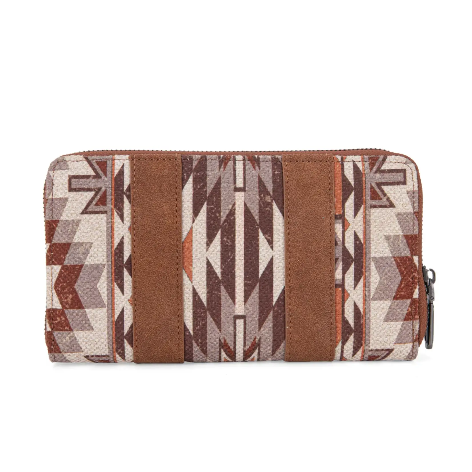 Wrangler WG2213-W006  Brown - Wrangler Southwestern Art Print Wallet