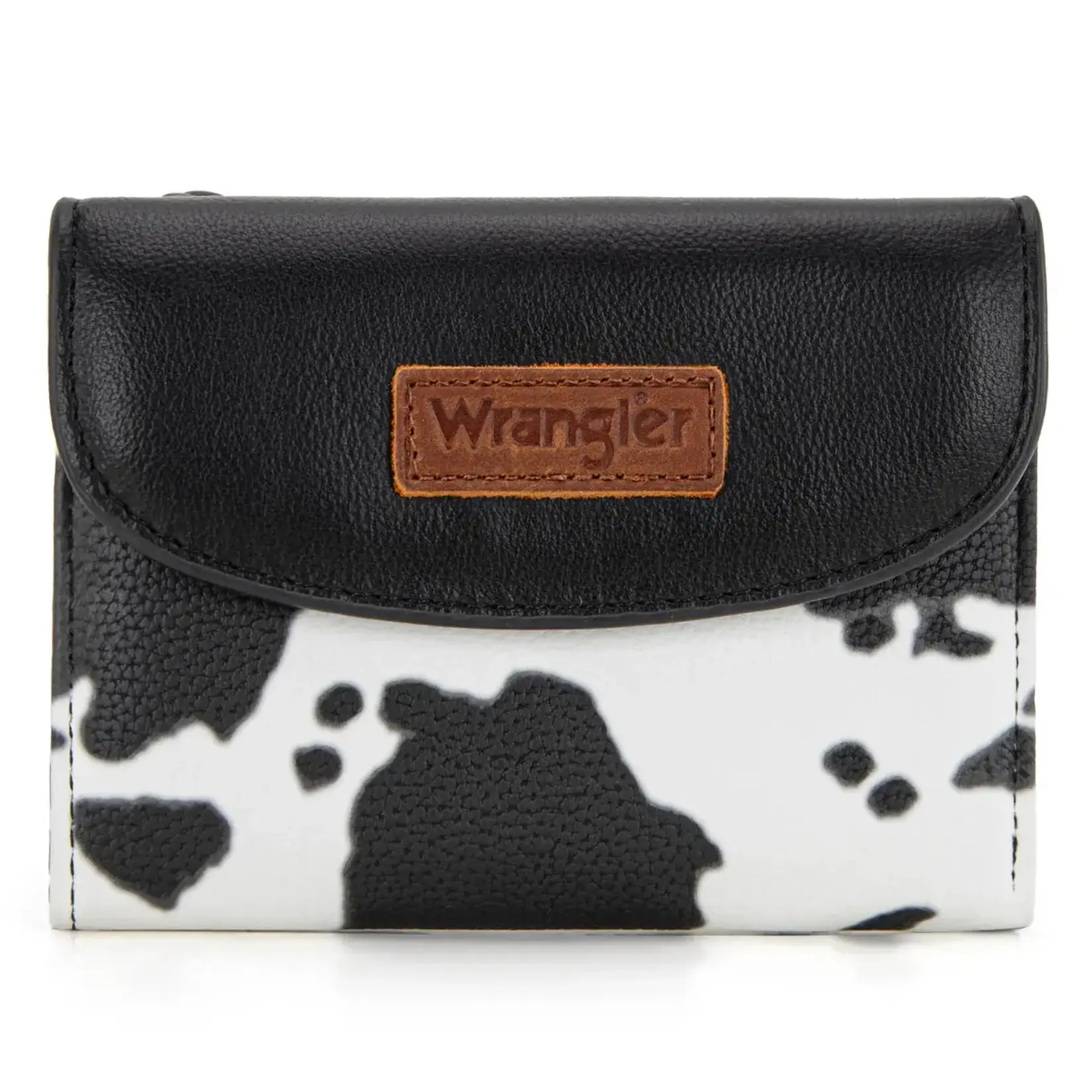 Wrangler WG263-W076COW-BK - Cow Black - Wrangler Tri-Fold Wallet