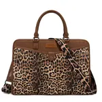 Wrangler WG537-8119LP - Leopard -  Wrangler Pebbled Faux Leather Laptop Brief Bag