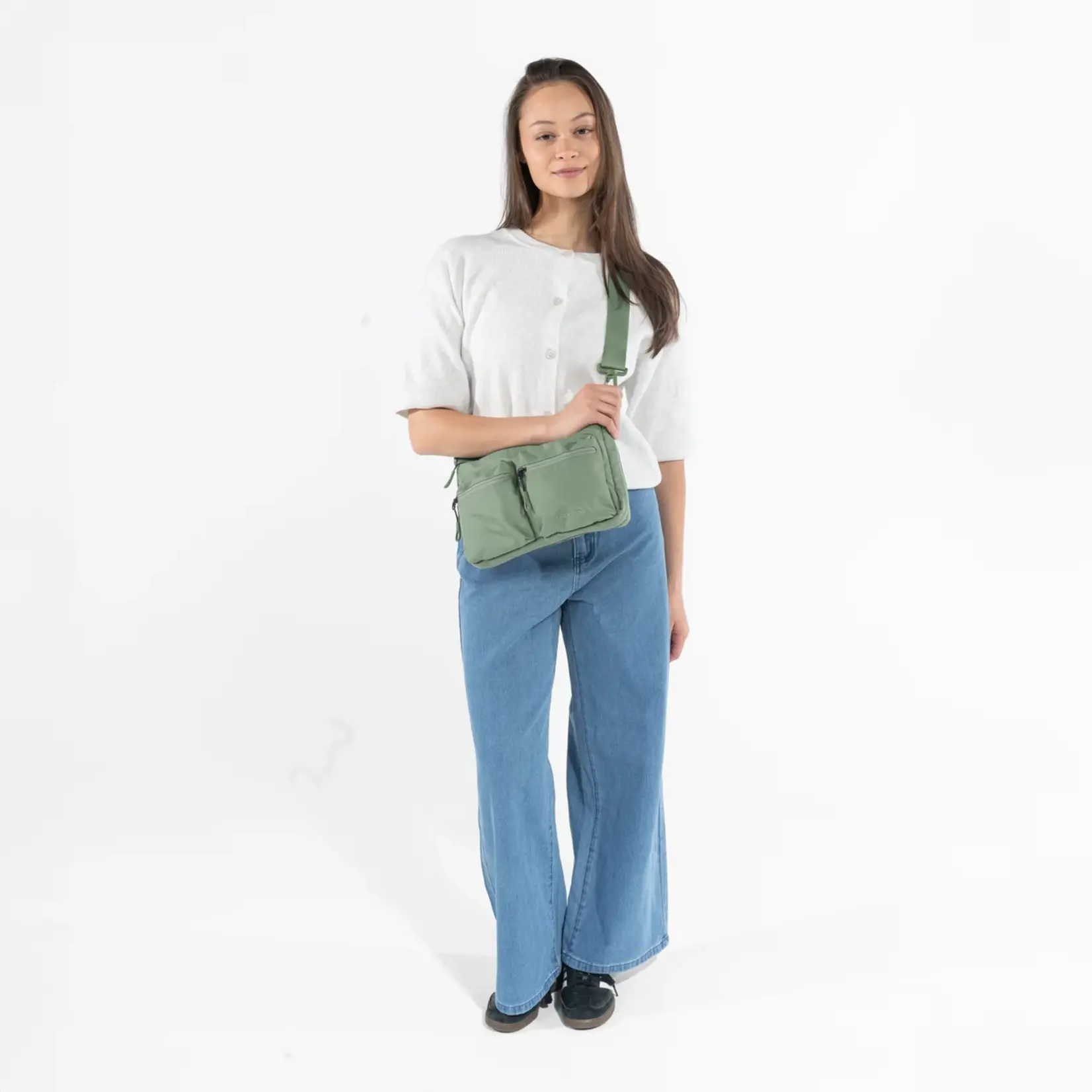 Sherpani Ceara Expandable Crossbody - Olivine 2026