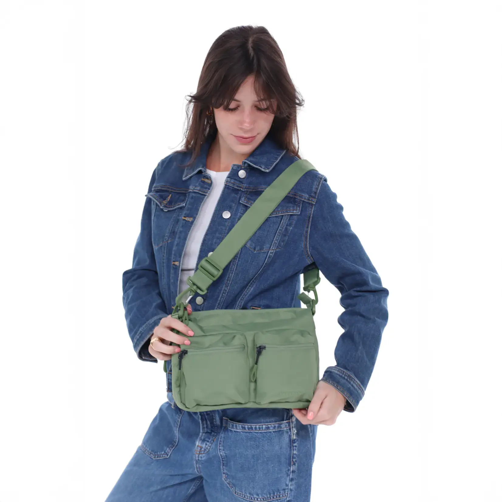 Sherpani Ceara Expandable Crossbody - Olivine 2026