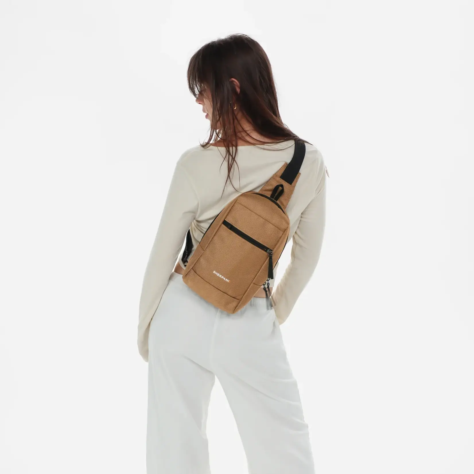 Sherpani Metro ANTI-THEFT Mini Sling - Sand 2026