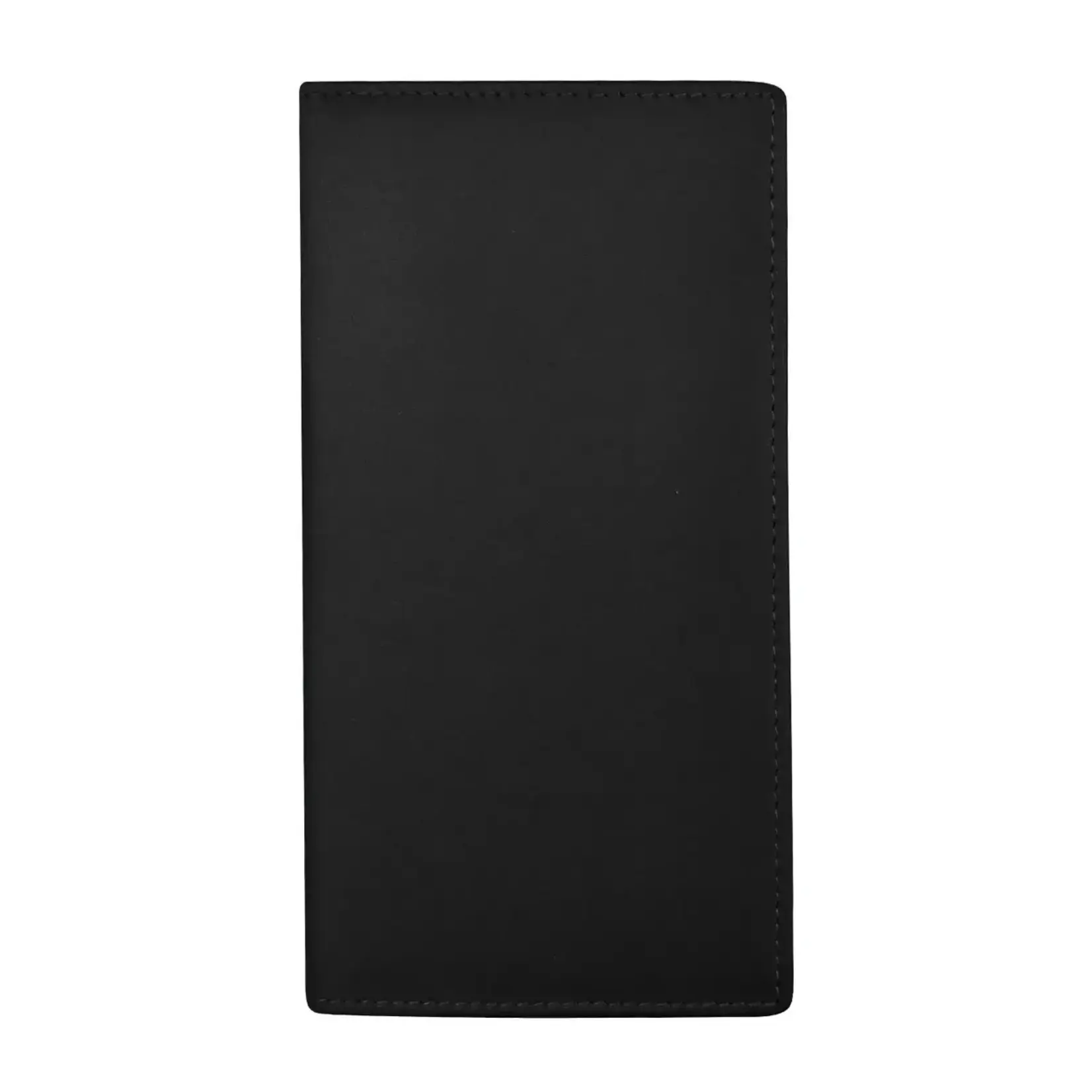Leather Handbags and Accessories 7405 Black - Checkbook Cover 2026
