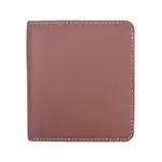 Leather Handbags and Accessories 7831 Mauve/Bone - RFID Mini Wallet Two Toned