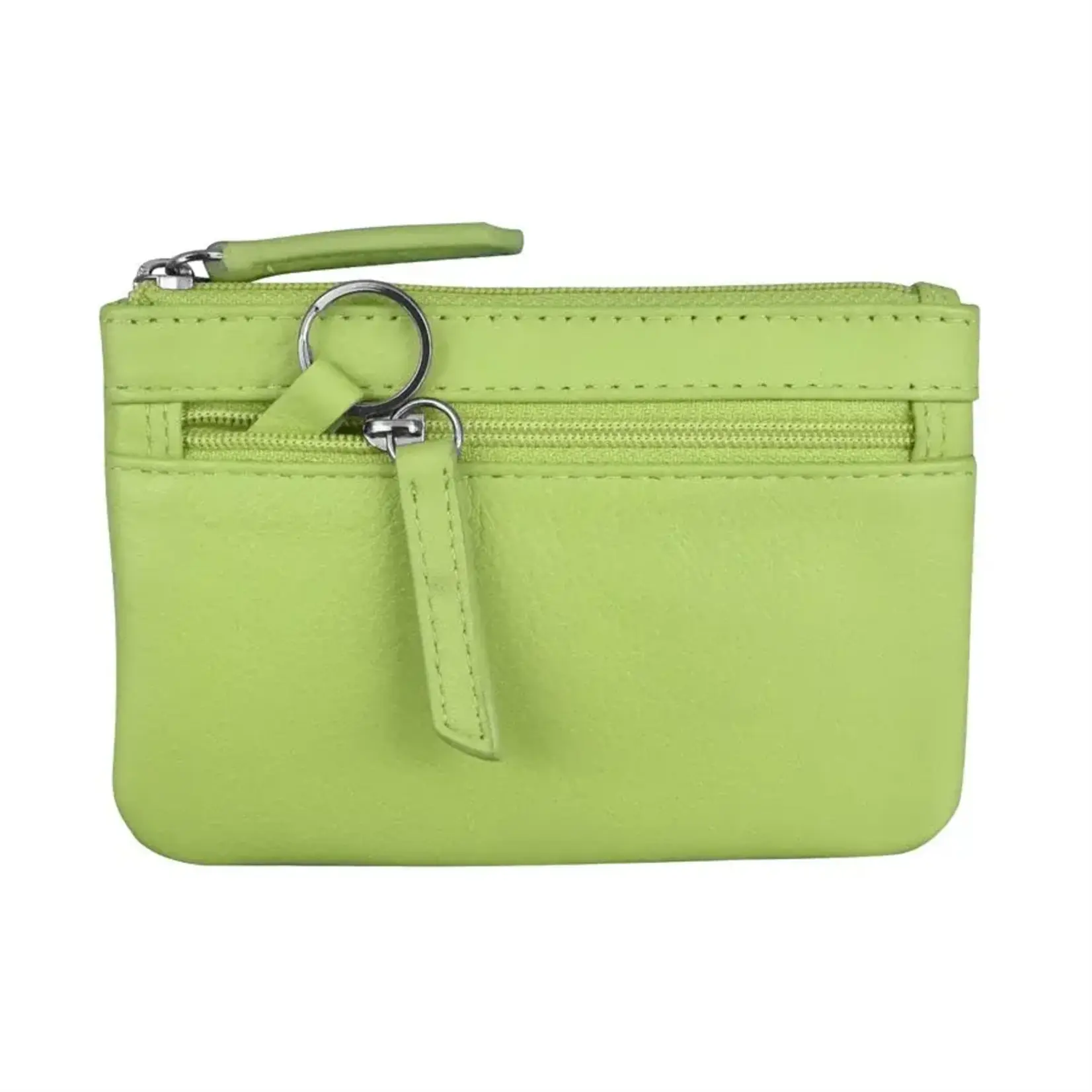 Leather Handbags and Accessories 6413 Pear - Coin Holder with Key Ring