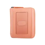 Leather Handbags and Accessories 7859 Peach - RFID Zip Around Wallet