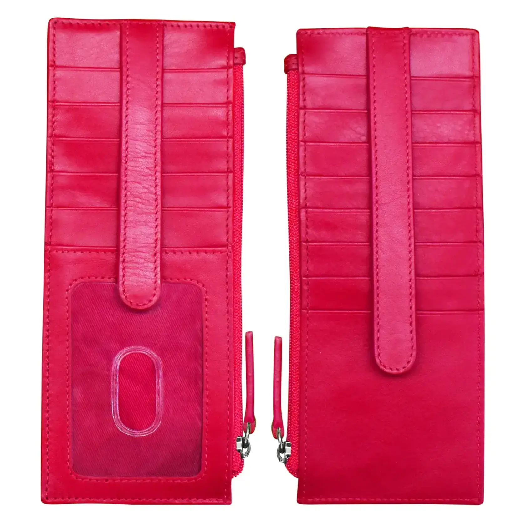 Leather Handbags and Accessories 7800 Indian Pink - RFID Card Holder