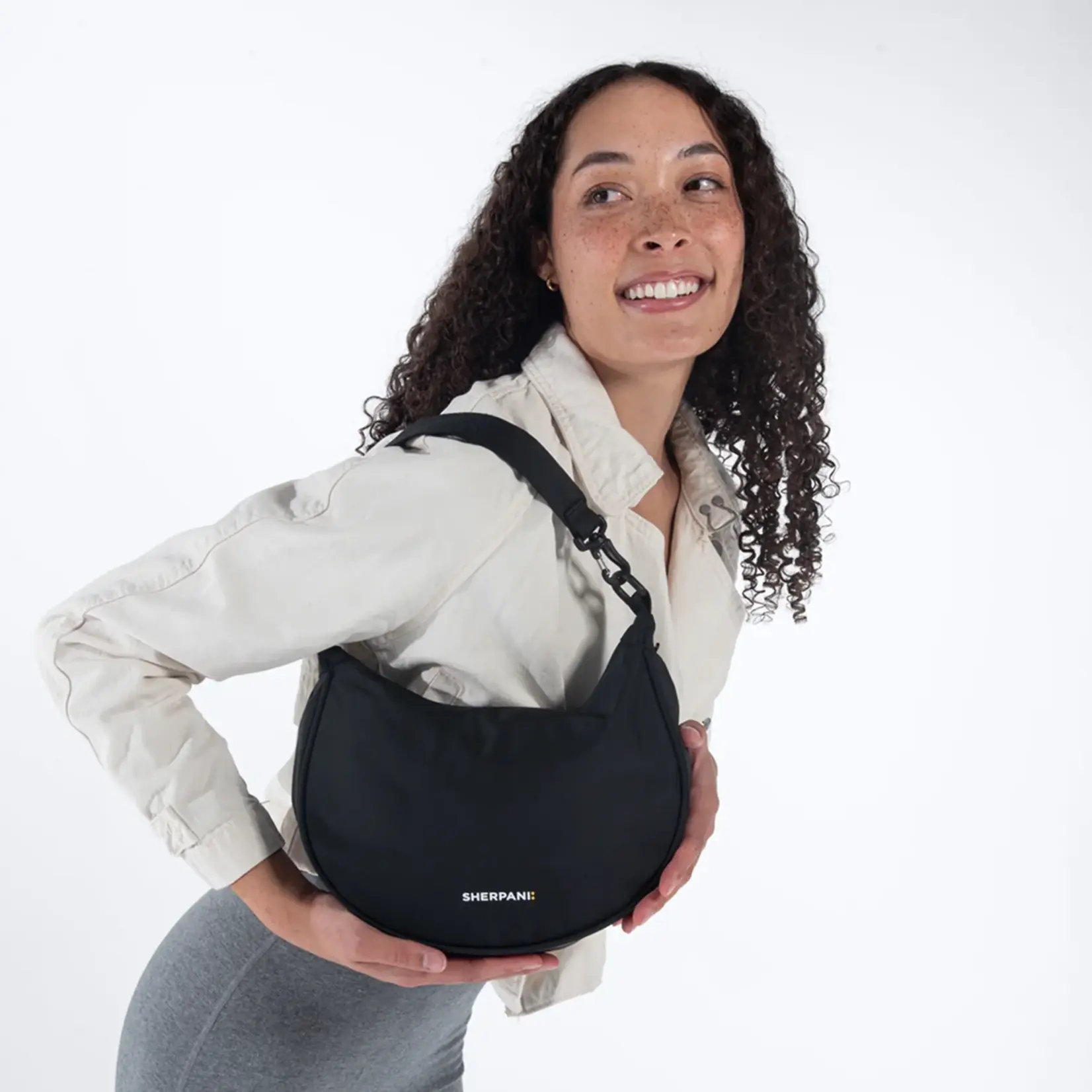 Sherpani Mina - Raven - Crescent Handbag / Crossbody 2026