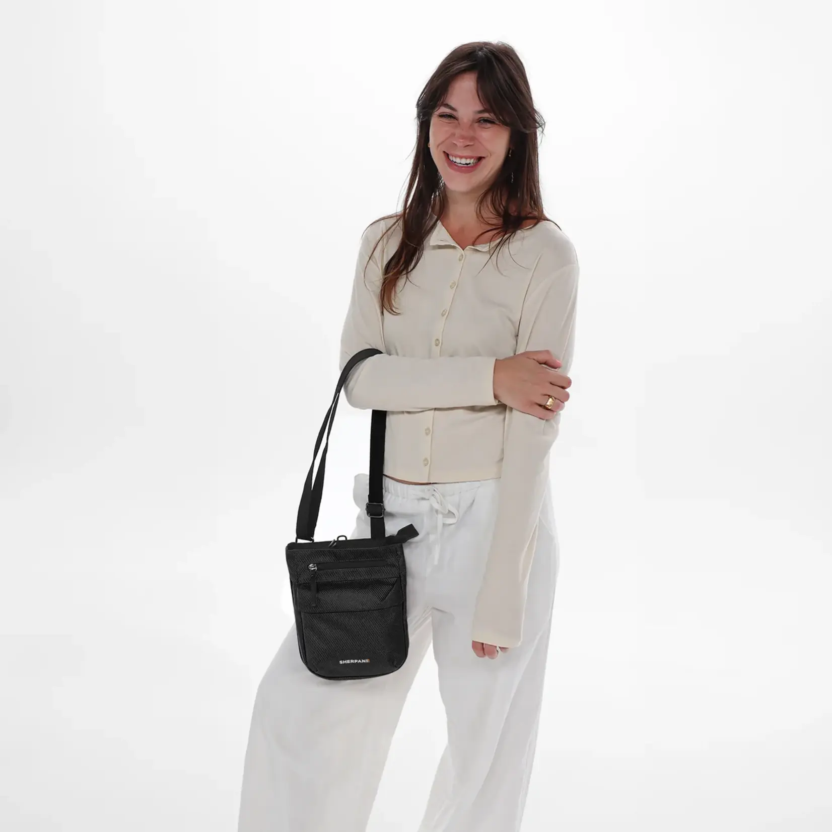 Sherpani Prima ANTI-THEFT Crossbody - Carbon 2026