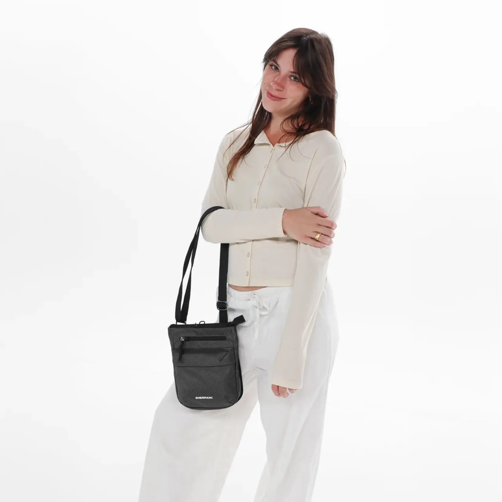Sherpani Prima ANTI-THEFT Crossbody - Granite 2026
