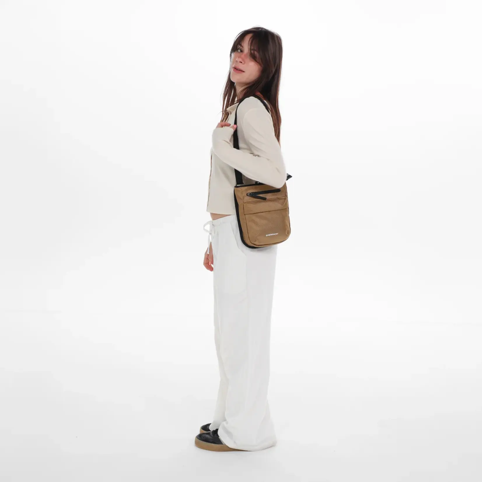 Sherpani Prima ANTI-THEFT Crossbody - Sand 2026