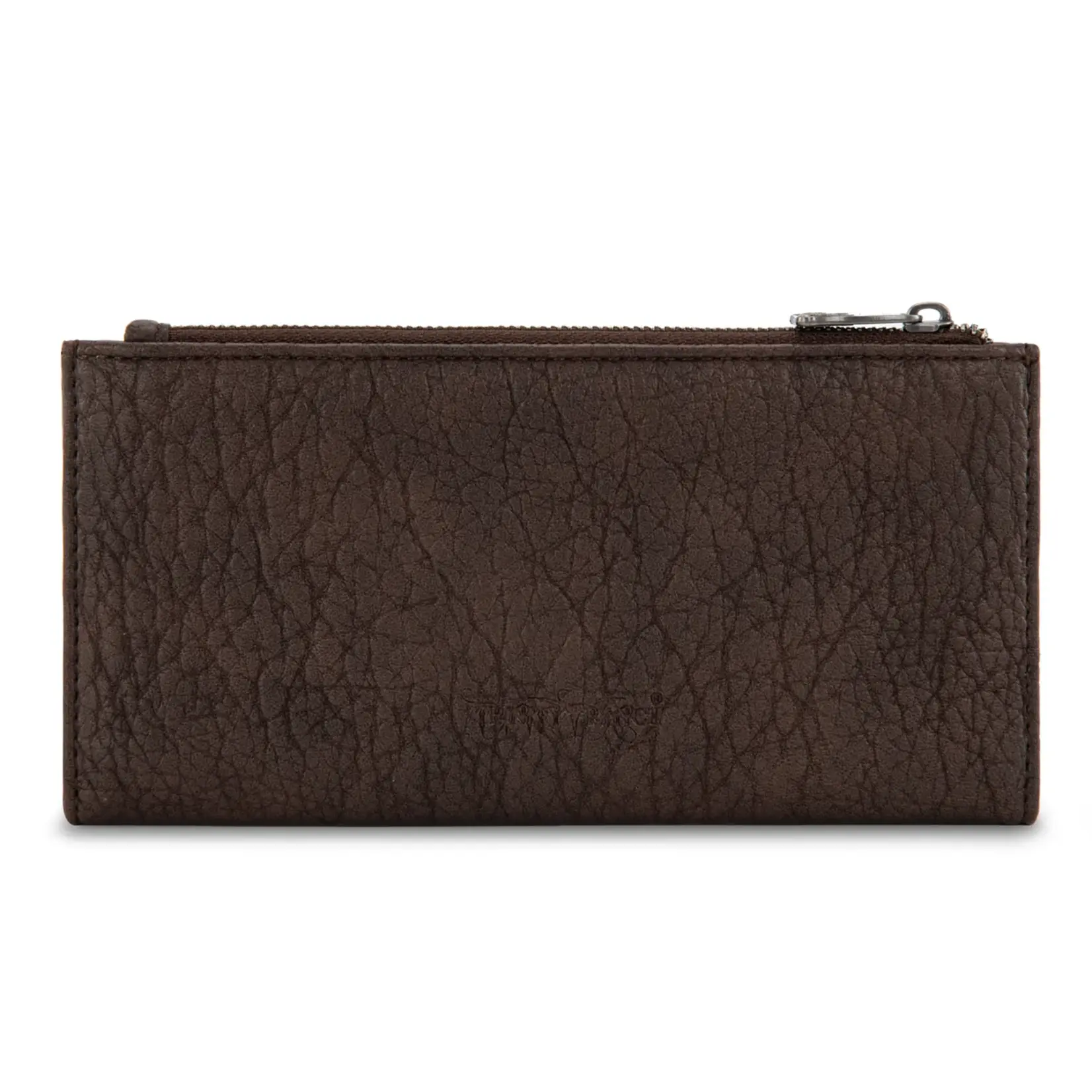 Trinity Ranch TR203-W2002CF - Coffee - Trinity Ranch Hair-On Cowhide Tooled Collection Wallet