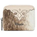 Montana West Inc WG322-W088TN - Tan - Wrangler Genuine Hair-On Cowhide Zip-Around Wallet