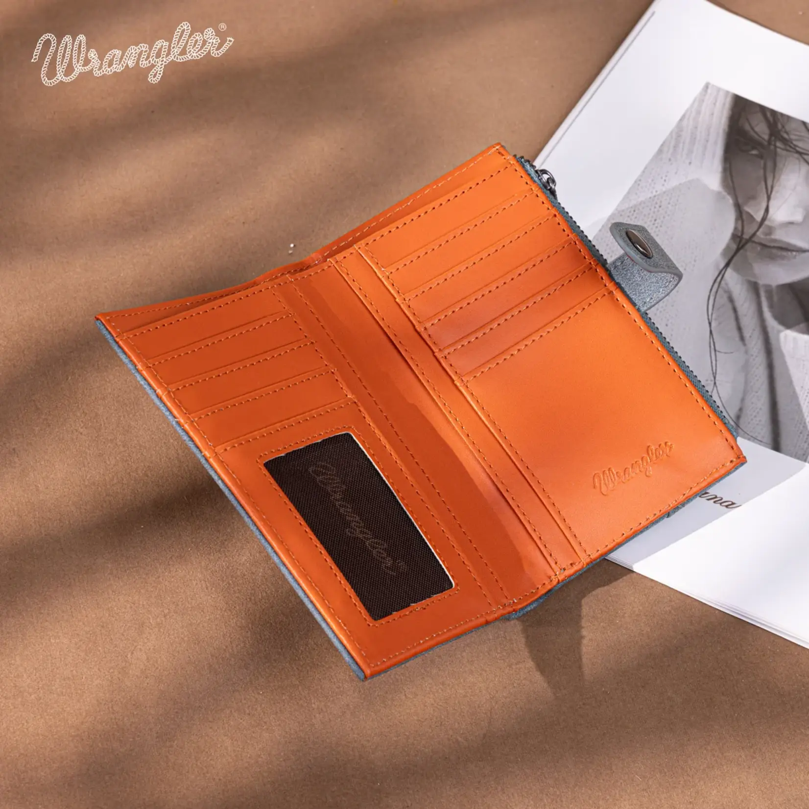 Wrangler WG162-W0333JN - Jean - Wrangler Card Holder Bi-Fold Wallet