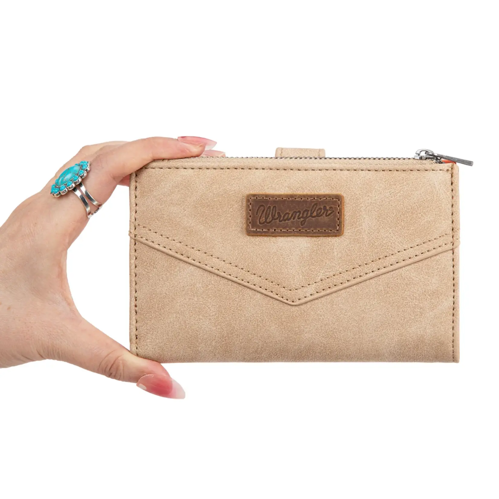 Wrangler WG162-W0333BG - Beige - Wrangler Card Holder Bi-Fold Wallet