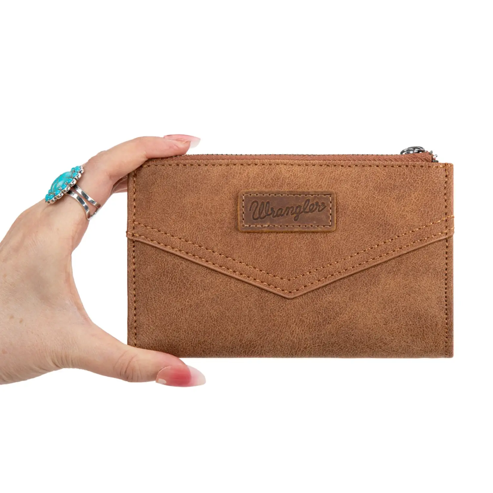Wrangler WG162-W0333BR - Brown - Wrangler Card Holder Bi-Fold Wallet