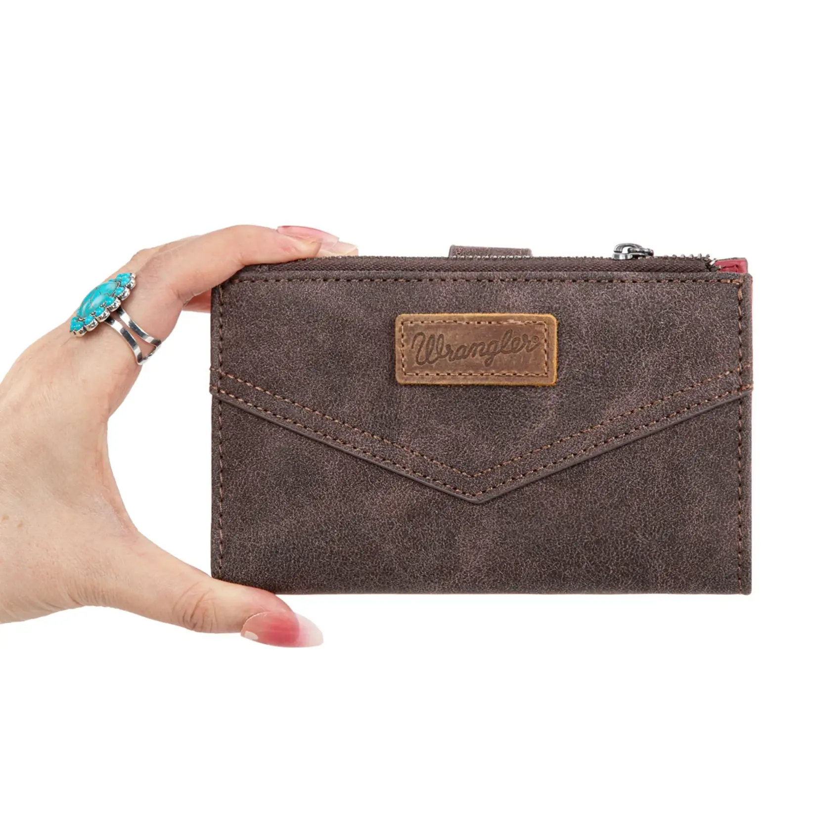 Wrangler WG162-W0333CF - Coffee - Wrangler Card Holder Bi-Fold Wallet