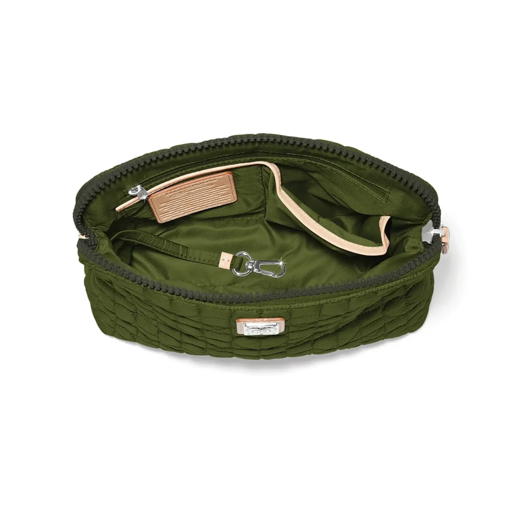 Brighton H1656A Alina Medium Cross Body Bag - Army Green