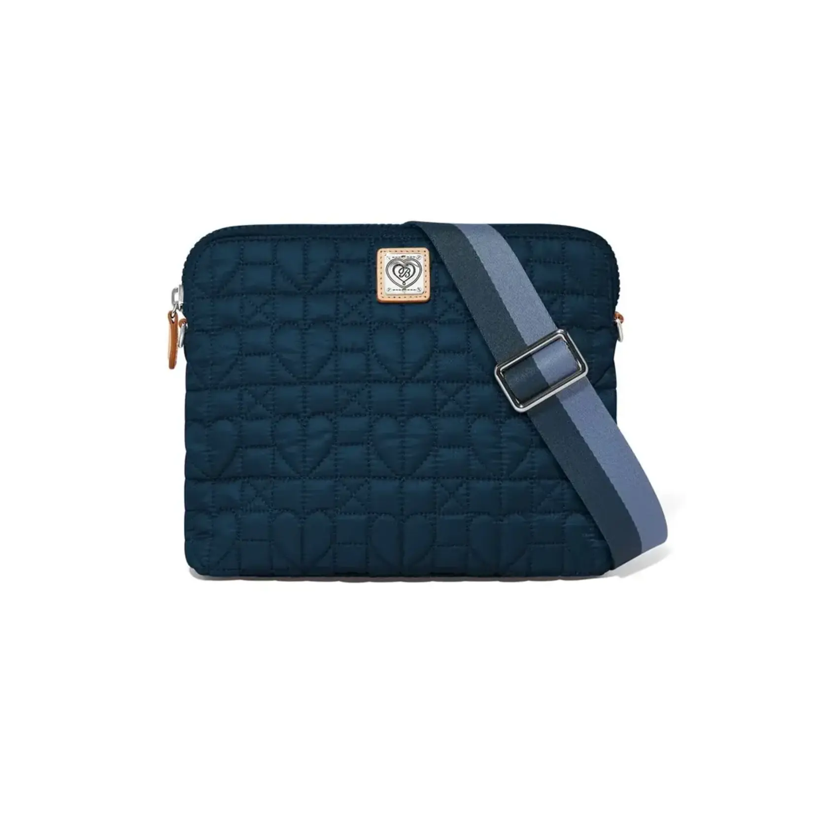 Brighton H1656N Alina Medium Cross Body Bag - Navy
