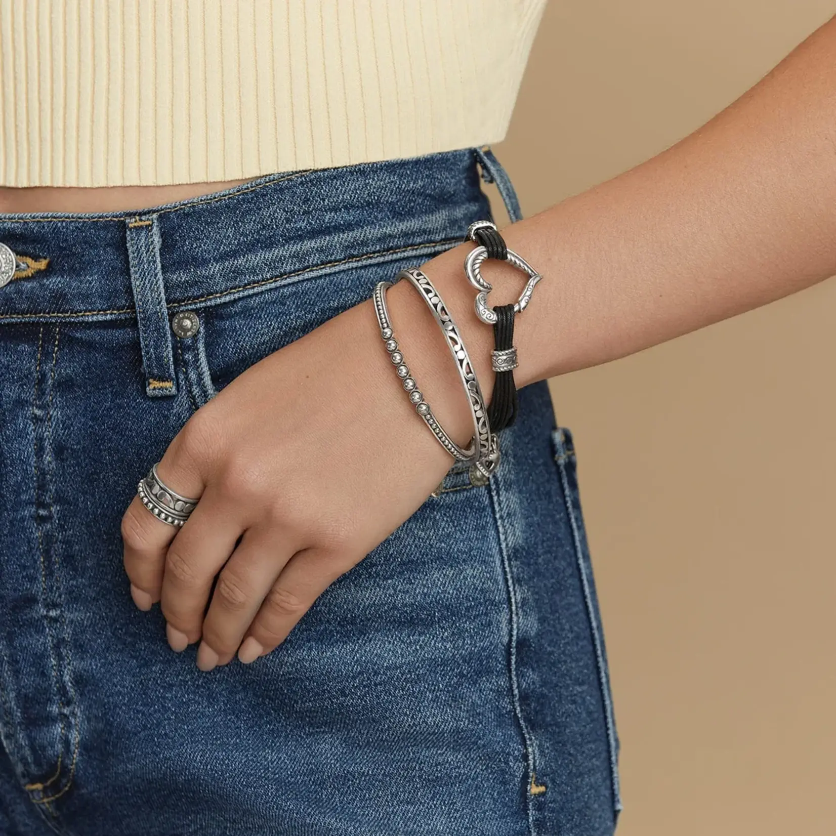 Brighton J32460 Heritage Heart Bracelet