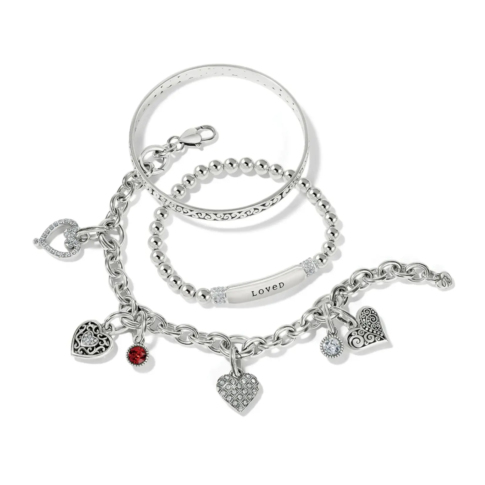 Brighton JF0005 Meridian Petite Love Stretch Bracelet