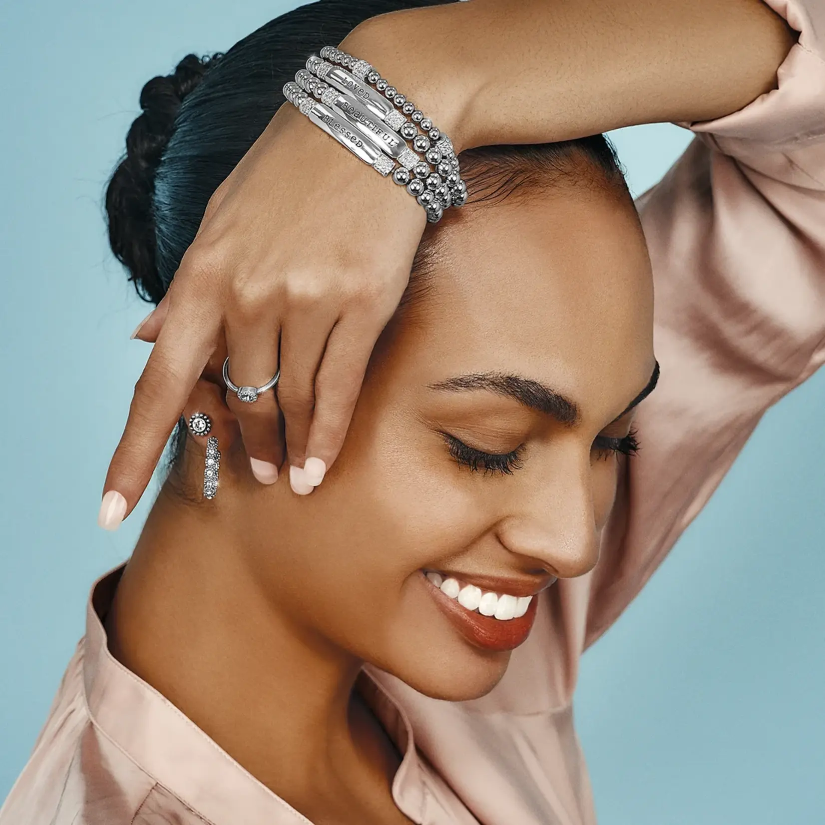 Brighton JF0005 Meridian Petite Love Stretch Bracelet