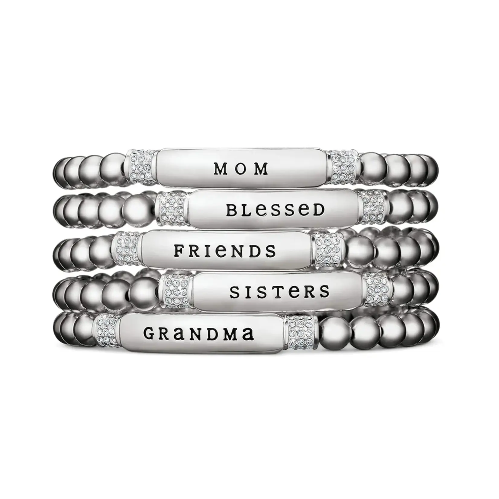 Brighton JF0007 Meridian Petite Blessed Stretch Bracelet