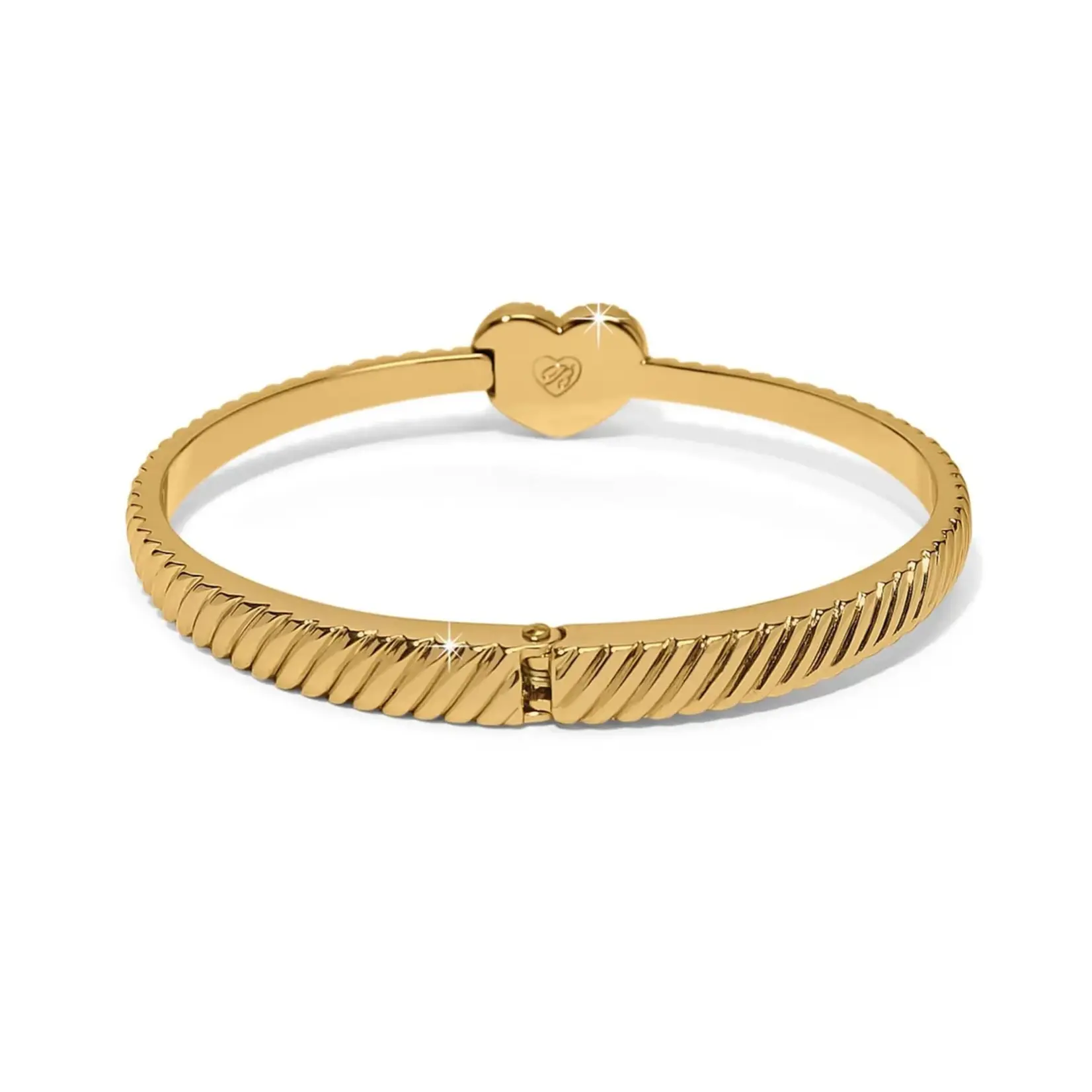 Brighton JF0319 Celestia Heart Hinged Bangle - Gold