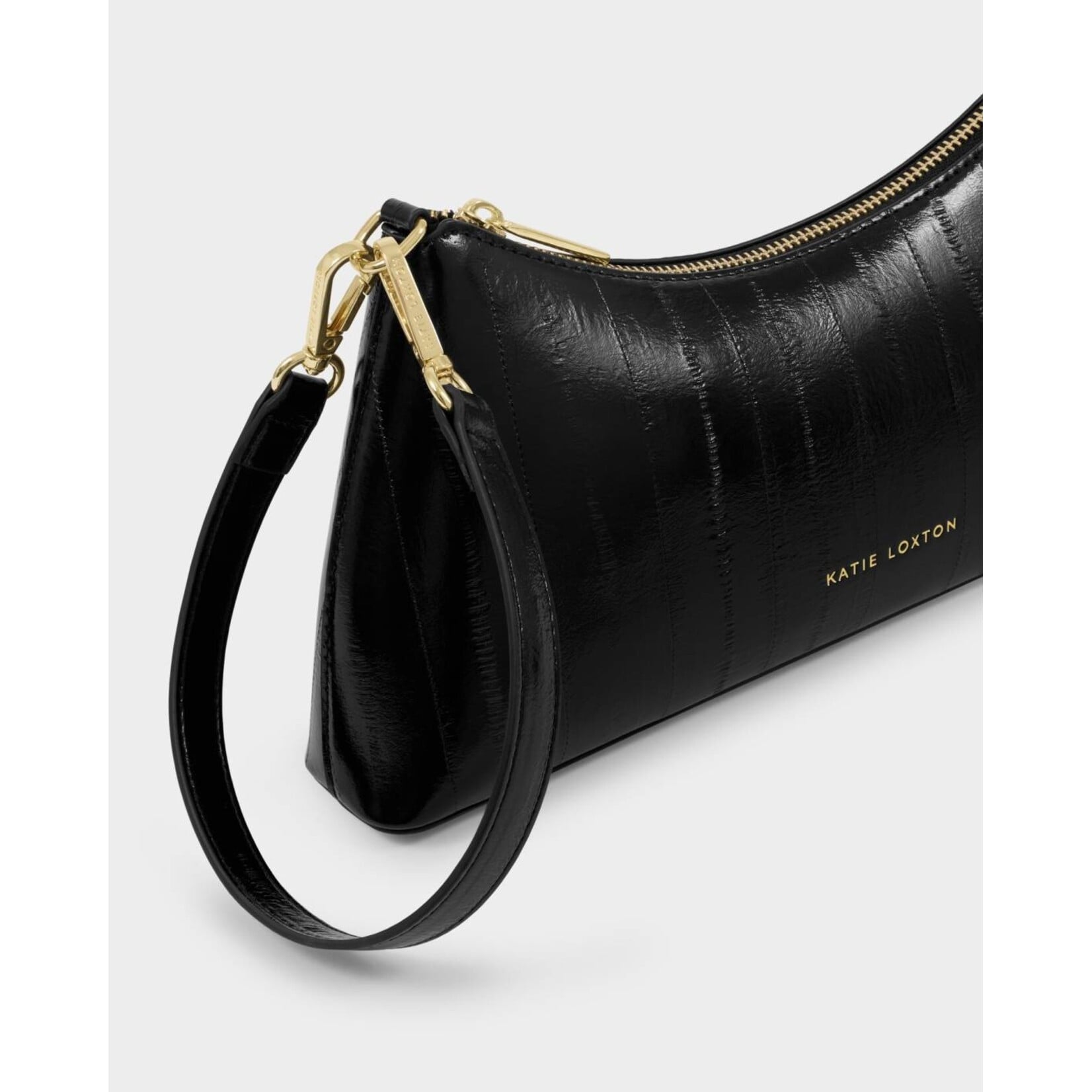 Katie Loxton klb4793U - Miley Shoulder Bag - Black Eel