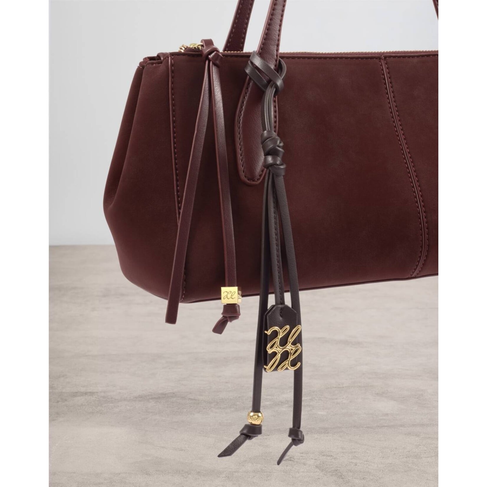 Katie Loxton KLB4802u - Hattie Shoulder Bag - Cherry Suedette