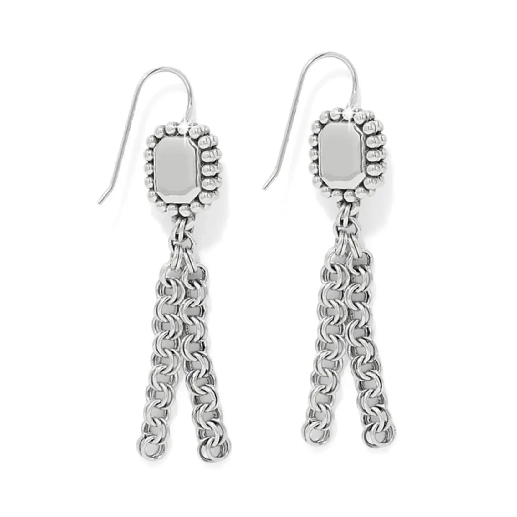 Brighton JA0255 Twinkle Luxe Tassel French Wire Earrings