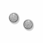 Brighton JA0257 Illumina Celeste Dome Post Earrings - Silver