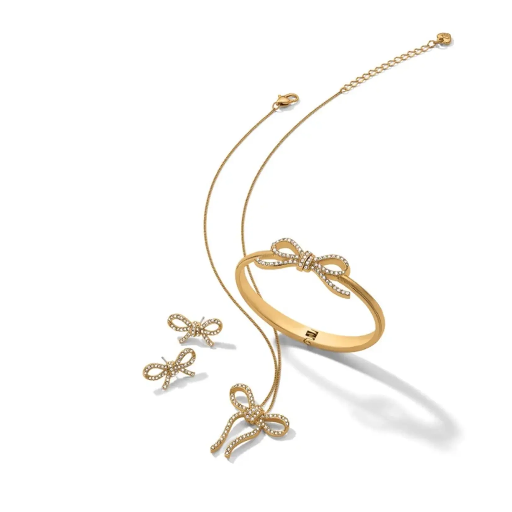 Brighton JA0299 Illumina Bow Post Earrings - Gold