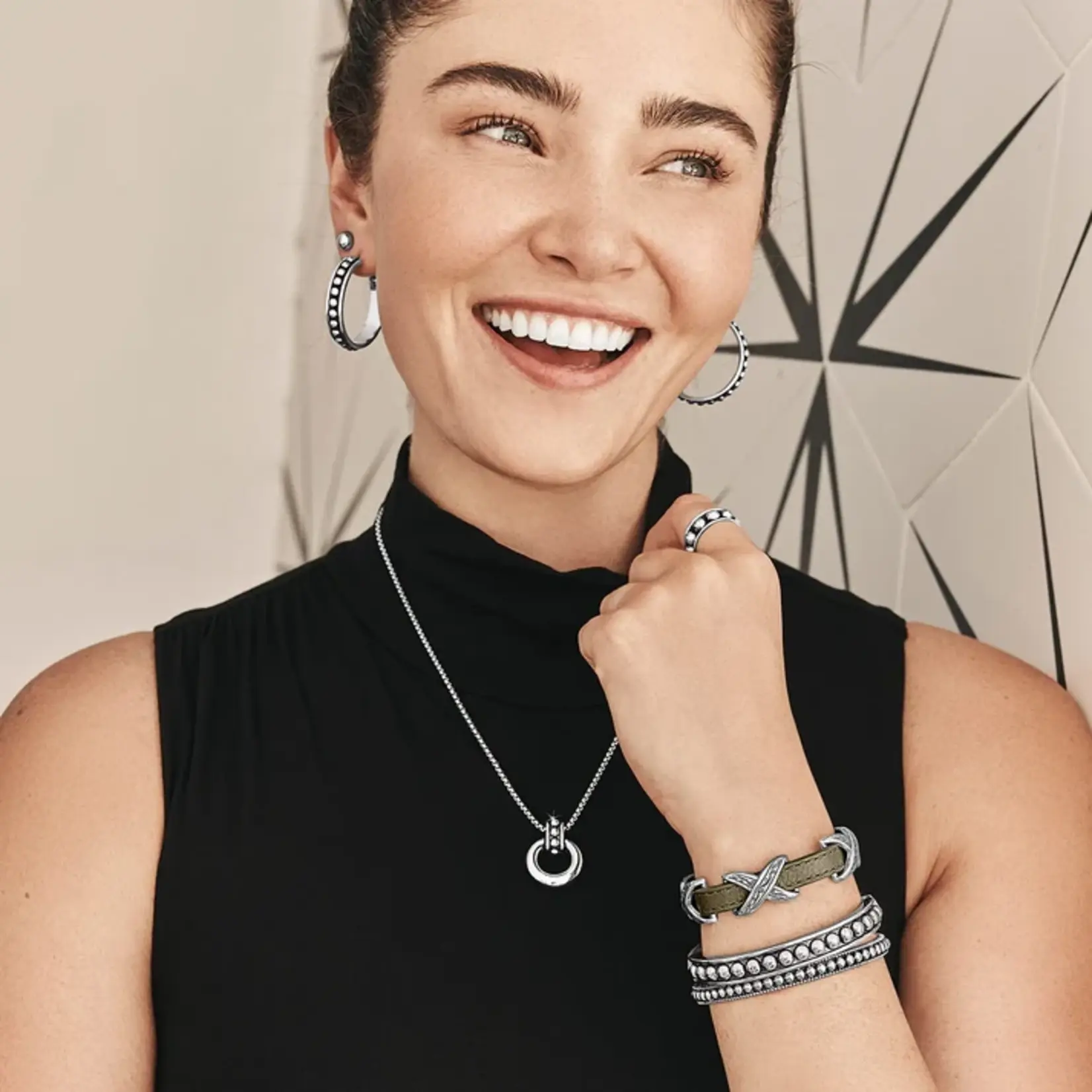 Brighton JF0103 Pretty Tough Pierced Slim Bangle
