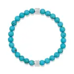Brighton JF0458 Meridian Petite Turquoise Stretch Bracelet