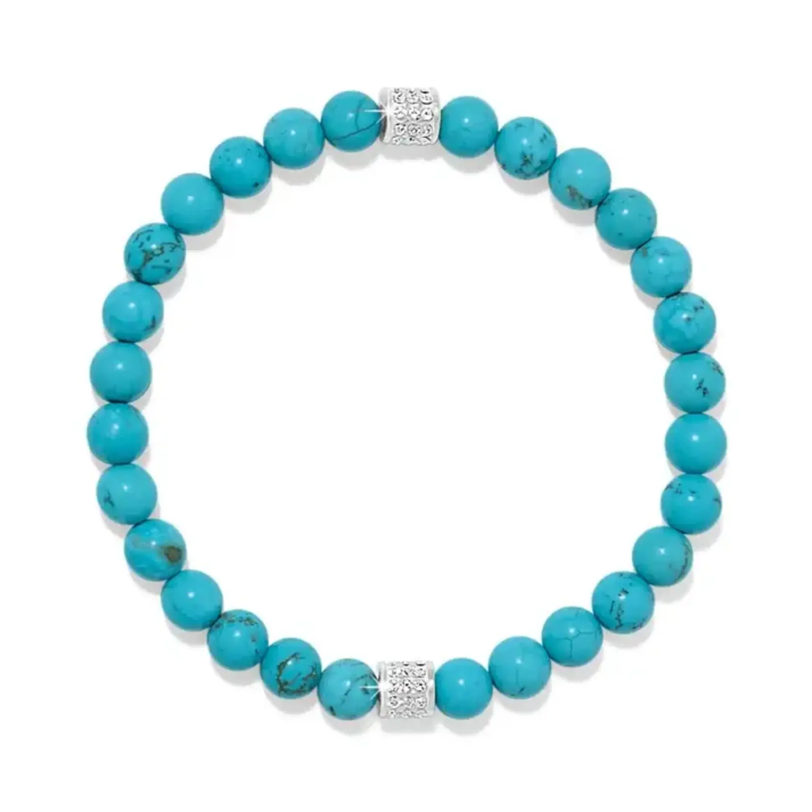 Brighton JF0458 Meridian Petite Turquoise Stretch Bracelet