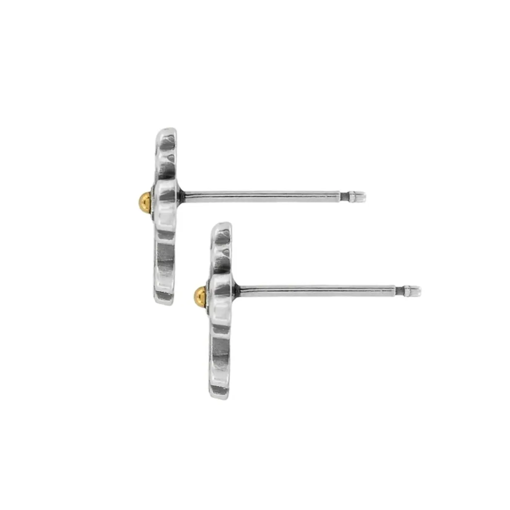 Brighton J21741 Luna Cross Mini Post Earrings