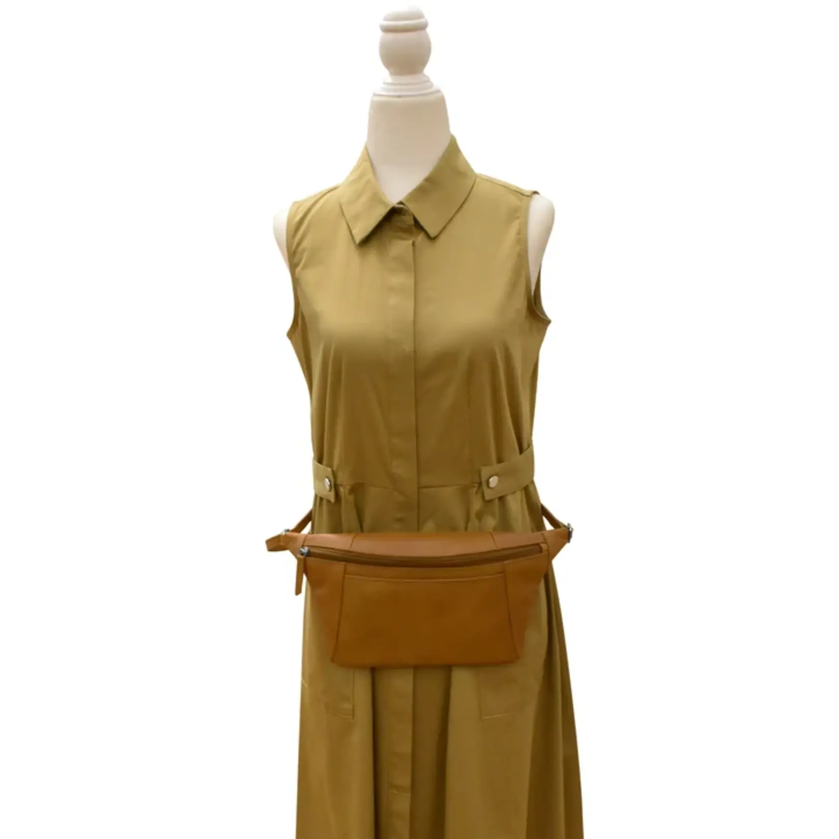 Leather Handbags and Accessories 6380 Antique Saddle - Belt Bag