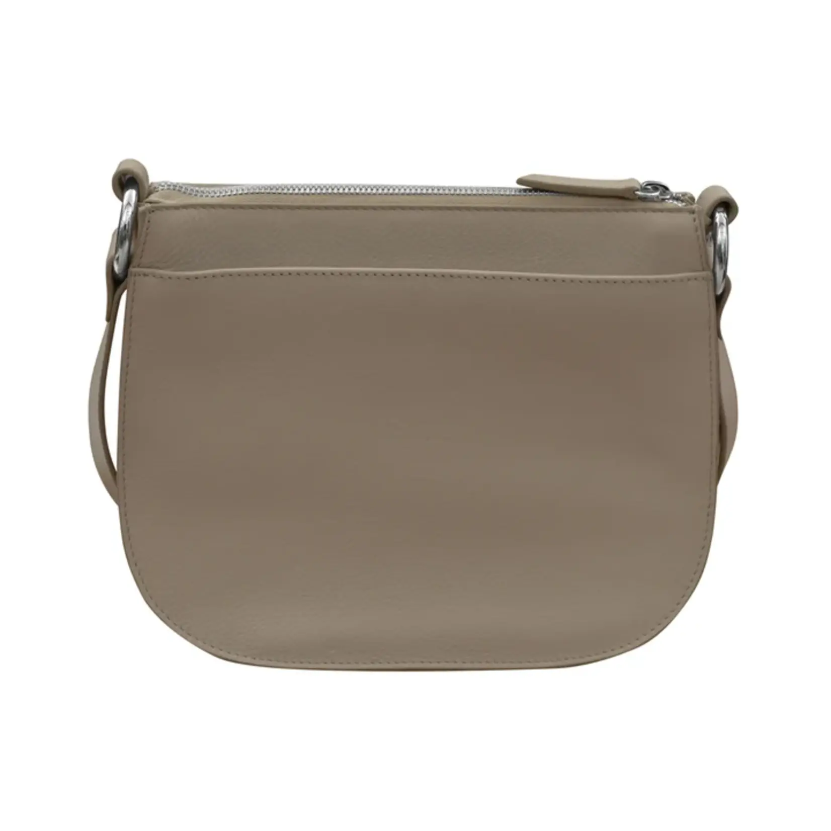 Leather Handbags and Accessories 6192 Taupe - Saddle Bag
