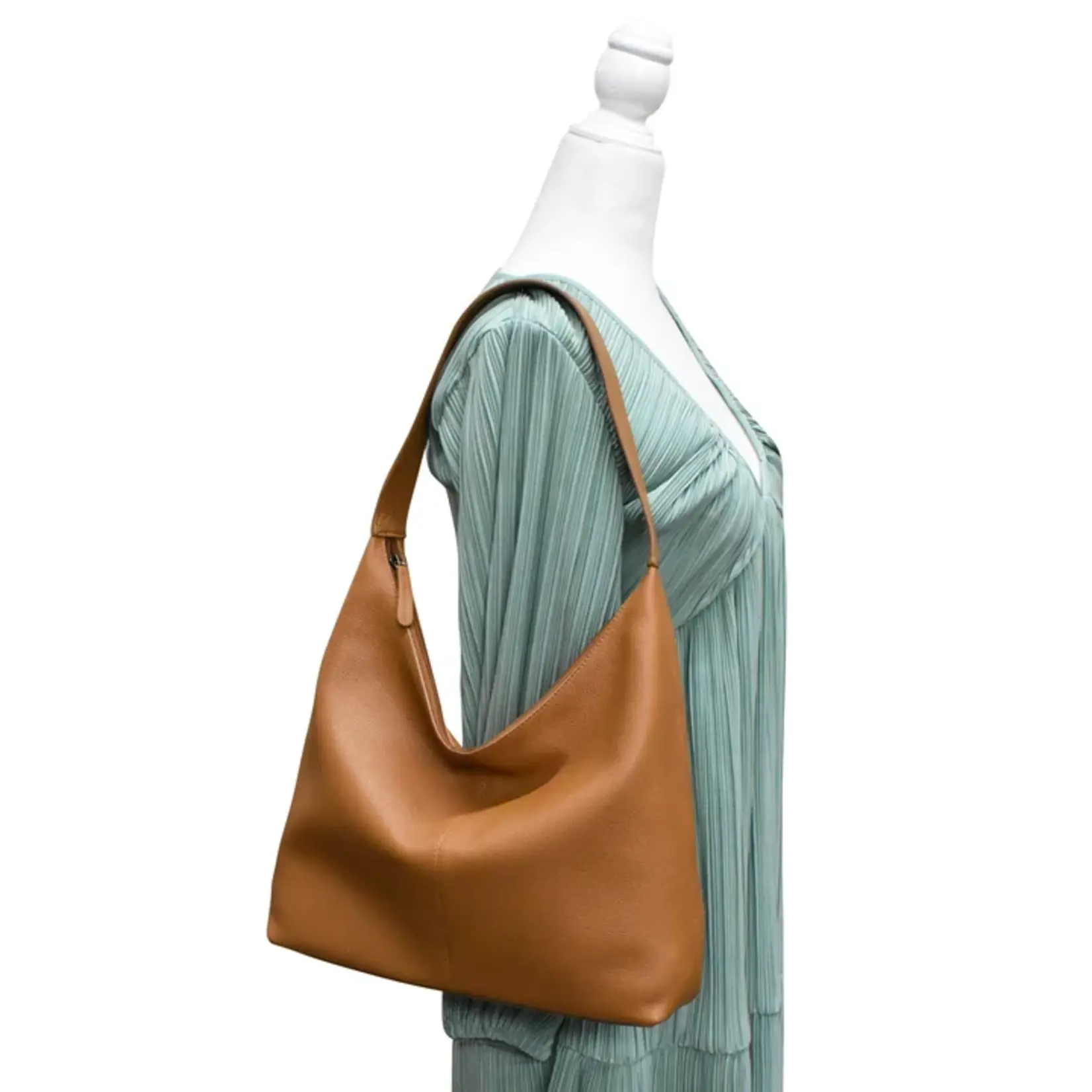 Leather Handbags and Accessories 6726 Antique Saddle - Unlined Slouchy Hobo